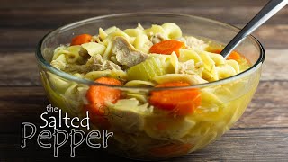 Homemade Chicken Noodle Soup in a Fraction of the Time!