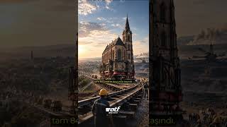 1975 yılında 12 bin tonluk tarihi bir kilise yıkılmak yerine tam 841 m