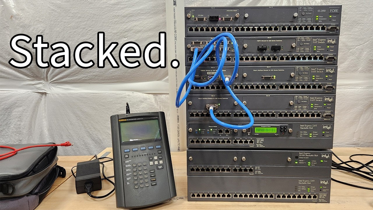 Intel Express Network Gear from the late 1990s