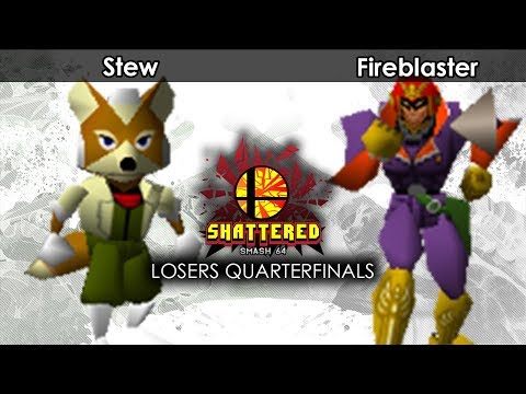 Smash 64: MIGHTY | Stew (Fox) V Fireblaster (Captain Falcon) - Shattered 86 Tournament SSB64