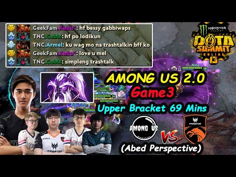 TNC Predator Vs Among Us 2.0  Abed [Void Spirit] EPIC Fight Upper Bracket Dota Summit 13 SEA Game3