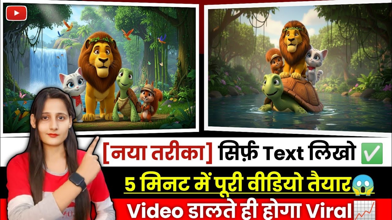 Free Text to Video Generator AI Tool | 🎬 Unlimited AI Video Generation | How to Make Cartoon Video 