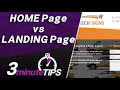Home Page Vs Landing Page What S The Difference