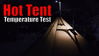 How Long Does Heat Last From Stove in a Hot Tent?