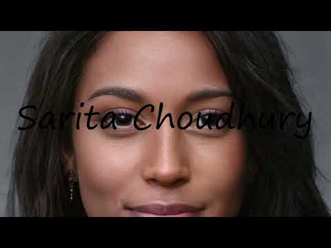 How to pronounce Sarita Choudhury in English?