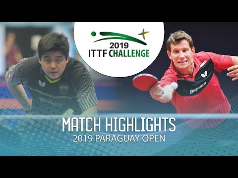 [2019 ITTF Paraguay Open] Robert Gardos vs Cazuo Matsumoto  2019.9.15