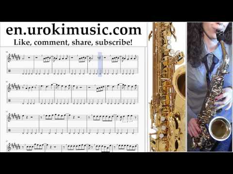 How to Play Saxophone (Tenor) Prince Royce & Chris Brown - Just As I Am Tabs Part#2 um-hli352
