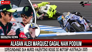 Download lagu ALASAN ALEX MARQUEZ GAGAL NAIK PODIUM 🔥 DIPECUNDANGI DUA MURID VALENTINO ROSSI DI MOTOGP AUSTRALIA mp3