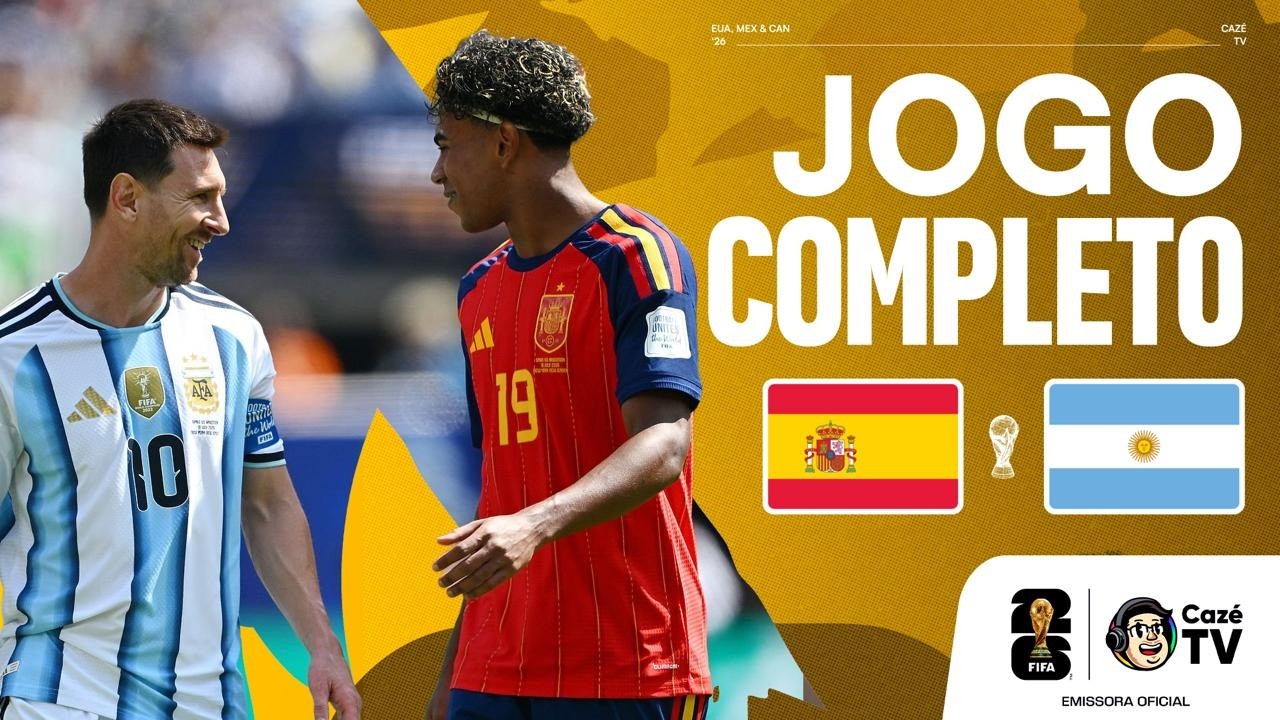 JOGO COMPLETO: ESPANHA X ARGENTINA | FINAL DA COPA DO MUNDO FIFA™ 2026