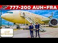 Etihad Boeing 777 Cockpit Abu Dhabi To Frankfurt
