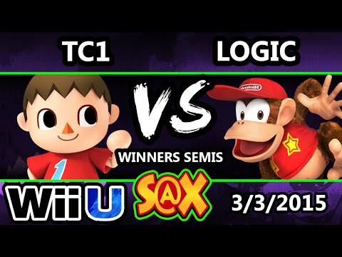 S@X - TC1 (Yoshi, Villager) Vs. VGBC | Logic (Diddy Kong) SSB4 Winners Semis - Smash Wii U - Smash 4