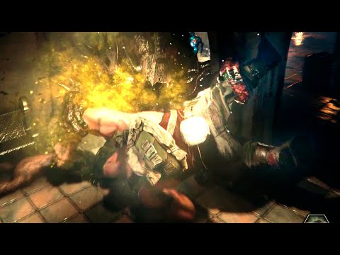 Chaos Spawn eating an ogryn