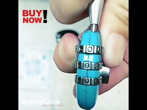 1pcs Mini Heart Shaped Padlock 3 Digits Password Love Lock Travel Luggage Padlock