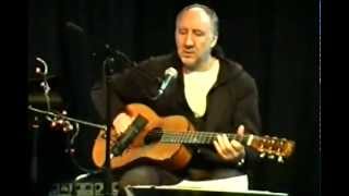 Pete Townshend - God Speaks of Marty Robbins - Live 2005