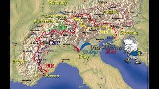 Red Via Alpina: 107 dni Alp / 107 days of Alps (HDV 1280x720) Thru-Hike Trail Documentary