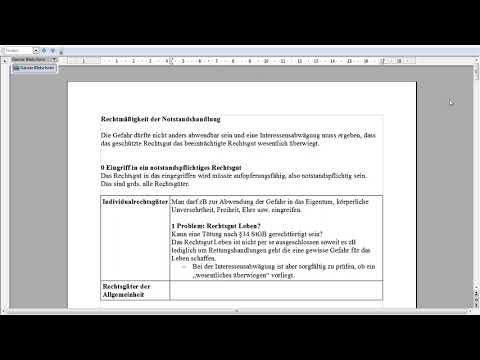 8 §34 StGB Rechtfertigender Notstand Teil 2. Notstandshandlung insbesondere Interessenabwägung