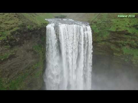 Iceland - Skogar - Skogafoss waterfall, 