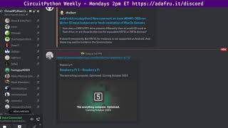 Download the video "CircuitPython Weekly Meeting for October 2, 2023 @circuitpython #circuitpython #adafruit"