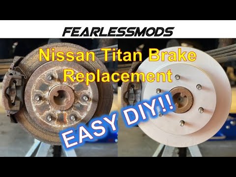 Replacing Nissan Titan Brakes and Rotors is Easy!