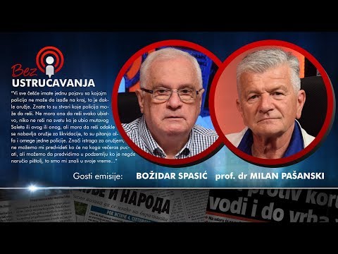 BEZ USTRUČAVANJA: Policija ne zna odakle oružje za likvidacije - Božidar Spasić i Milan Pašanski