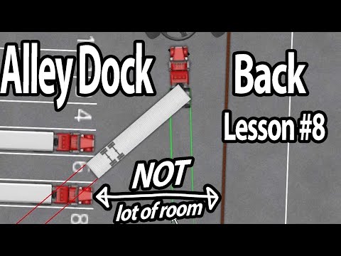 Trucking Lesson 8 - Alley dock not a lot of room