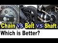 Motorcycle Chain vs Belt vs Shaft Drive Pros Cons ...