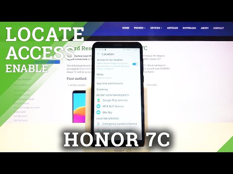 How to Deactivate Geo-location in HUAWEI Honor 7C - Turn Off Geolocation Mode