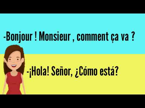 Dialogo en francés Conocer una persona APRENDER FRANCES
