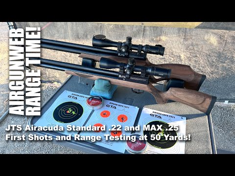 JTS Airacuda Standard and Airacuda Max - Basic Testing at 50 Yards