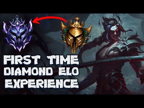 DIAMOND EUW - GOLD PLAYER'S FIRST EXPERIENCE