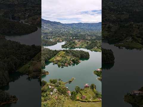 vista desde la cima en guatape #guatapé #colombia #antioquia#viral