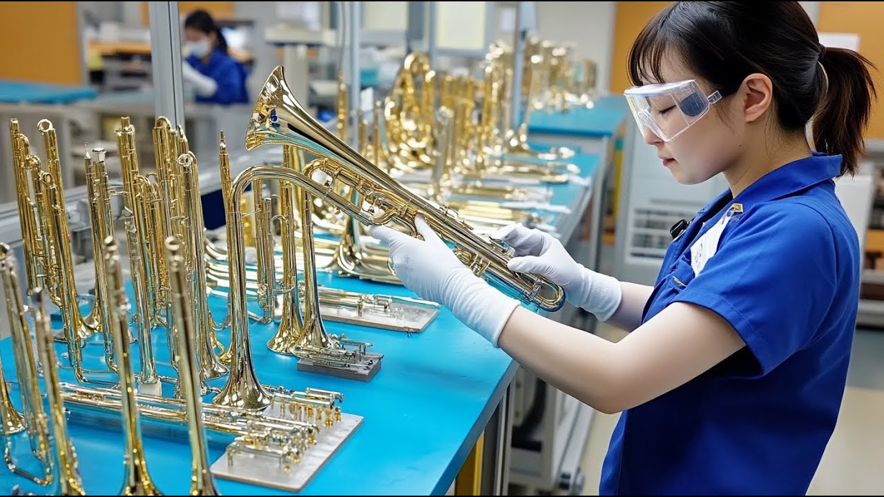 Brass in Action - Behind the Scenes of Trumpet Production Using CNC Technology