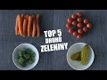 MÝCH TOP 5 DRUHŮ ZELENINY