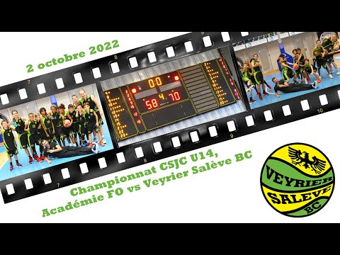 Match U14 CSJC à Académie FO (Fribourg), 2 octobre 2022, Full Highlights