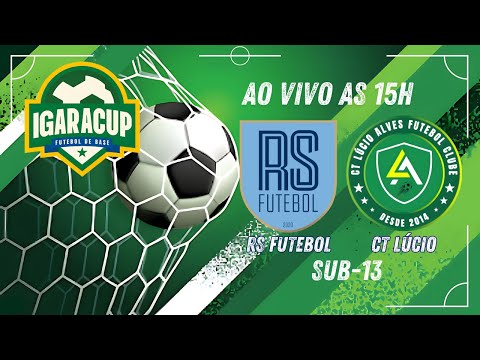IGARACUP SUB-13 SEMIFINAL | RS FUTEBOL X CT LÚCIO | AO VIVO COM IMAGENS