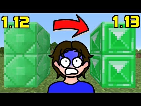 [EL] MINECRAFT 1.13 TUTTO DIVERSO! Nuovi Smeraldi, Liane, Crafting Table, Stone Bricks!