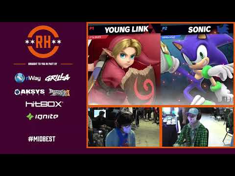 Ikana (Young Link) vs PowPow (Sonic) - Roundhouse 2022 Winners Round 4