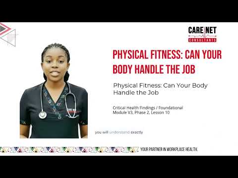 Physical Fitness: Can Your Body Handle the Job?
