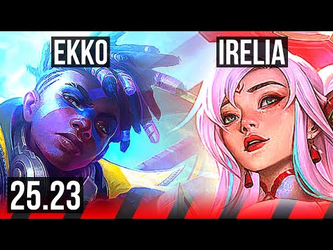 EKKO vs IRELIA (TOP) | KR Master | 25.23