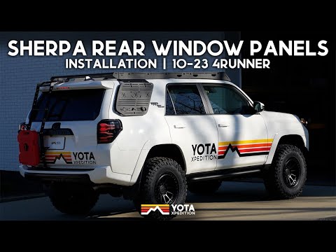 How To Install The Sherpa Rear Window Panels | 2010-2023 Toyota 4Runner