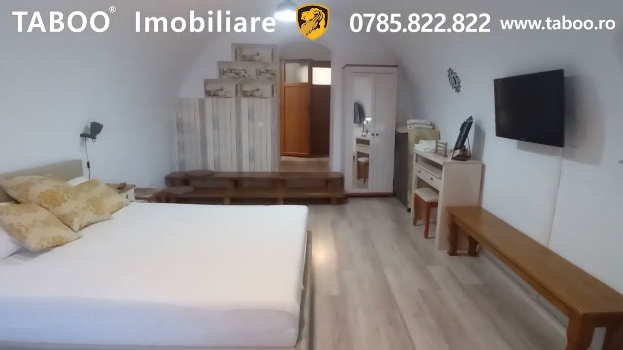 Apartament de inchiriat in Centrul Istoric din Sibiu gradina 150 mp - Video
