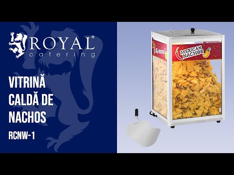 video - Vitrină Caldă de Nachos - 160 W