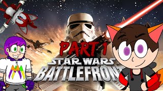 This game made Ratticus die from laughter! - Red Plays Star Wars Battlefront (2004) - Part 1