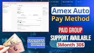 Amex Auto pay method - unlimited doller boost without any cost