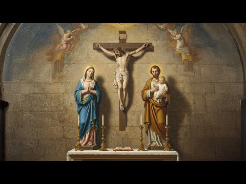 24/7 Gregorian Chant for Prayer and Reflection | The Holy Family Altar