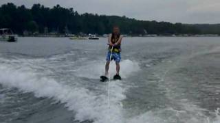 preview picture of video 'Jesse Water Skiing, Mullett Lake'