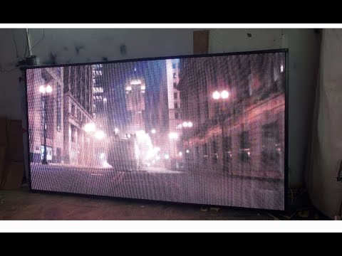 Wall mounted outdoor led display board'', dimension: 6ft x 8...