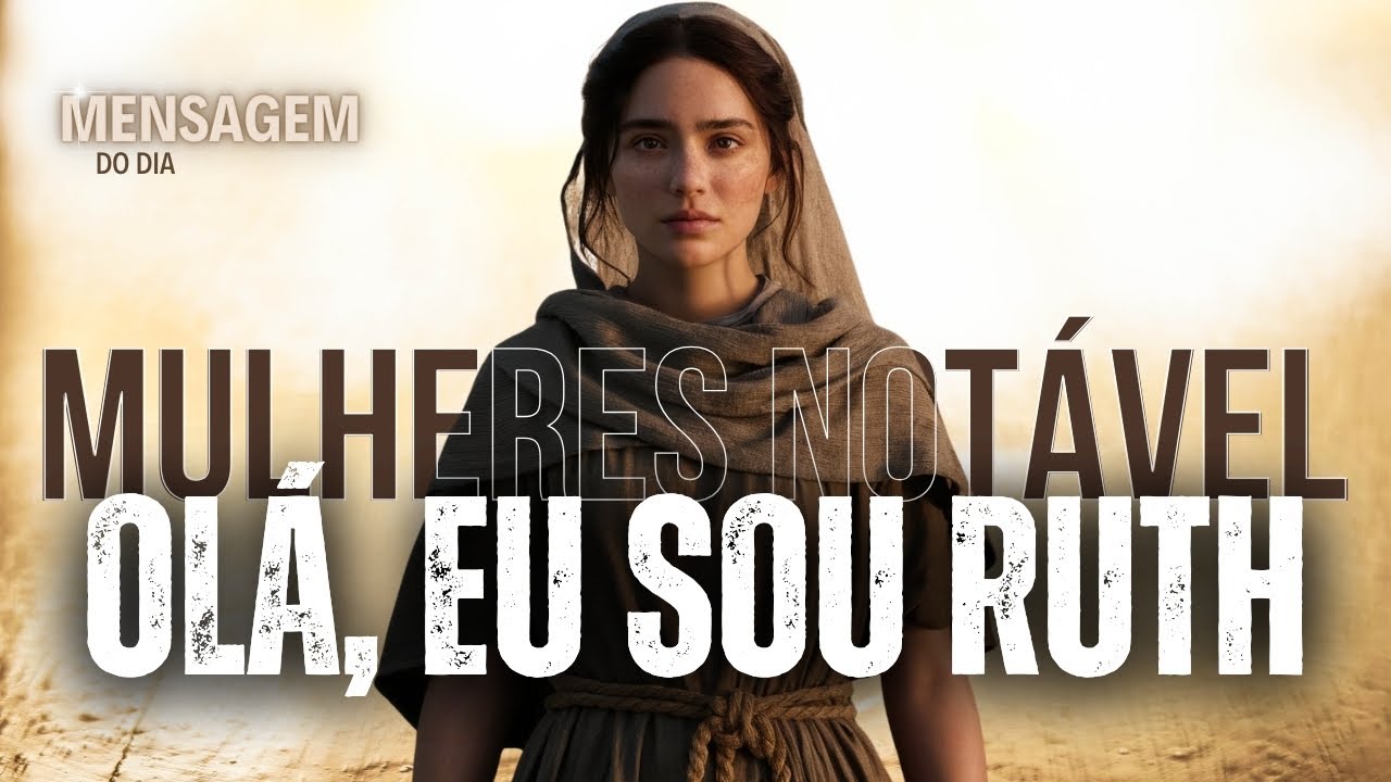RUTH! MAIS UMA MULHER NOTÁVEL! VEJA SUA HISTORIA CONTADA DE UMA MANEIRA SIMPLES.