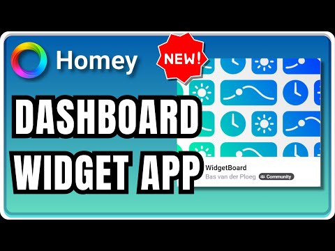 WidgetBoard ~ New Homey Pro Dashboards Widget App