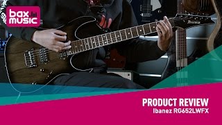 Video thumbnail for Ibanez RG652LWFX - NAMM 2017 (first full review) by Bax Music UK